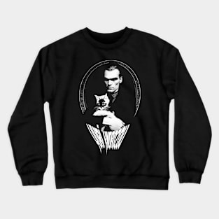 Yuri Knorozov Metal silkscreen Crewneck Sweatshirt